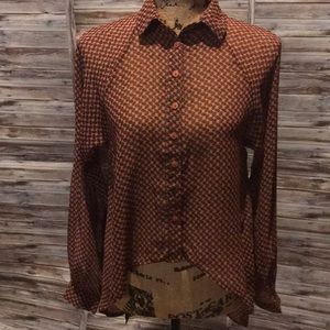 Papaya Blouse- Cool Back Design! 👍 T24